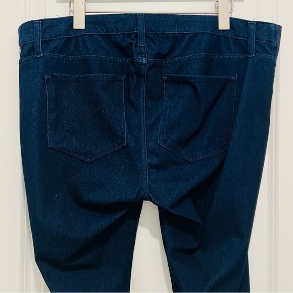 GAP Maternity Ankle Jeggings Dark Wash Sz 18/34R Stretchy Adjustable Side Panels - Picture 7 of 13